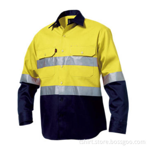 Hi Vis Long Sleeve 190g Shirt